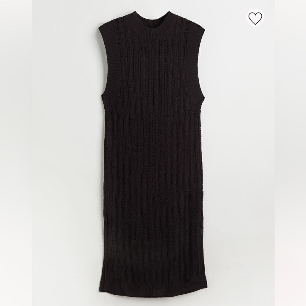 H&M Drop Needle Sleeveless Sweater Dress NWT